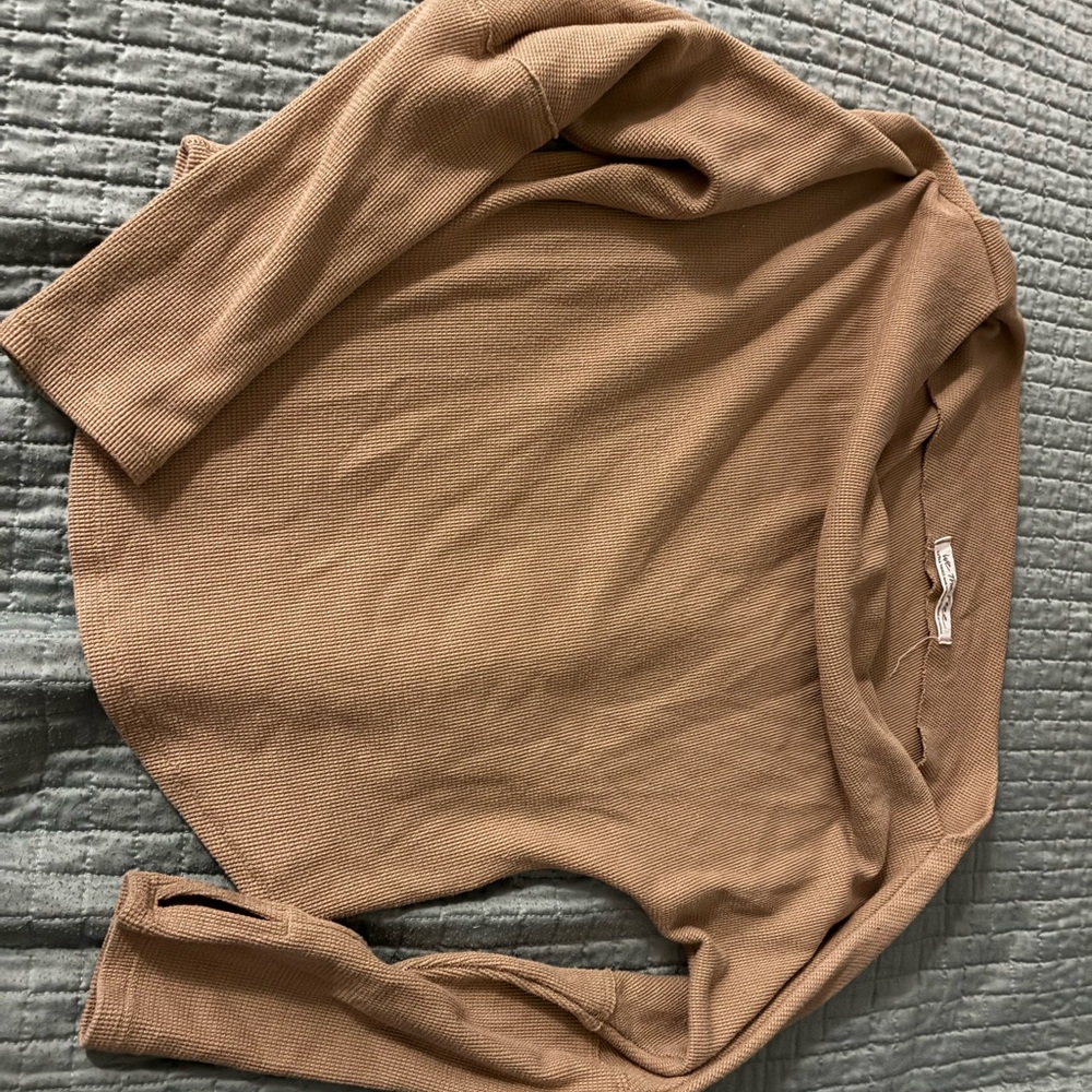We the free Fuji Thermal Knit Asymmetrical One Shoulder long sleeve XS - Picture 4 of 8